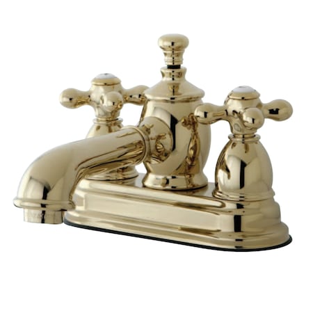 Kingston Brass KS7002AX 4" Centerset Bathroom Faucet, Polished Brass KS7002AX